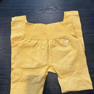Gymshark Vital Seamless Leggings - Yellow